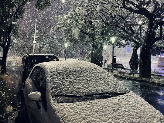 Nieve en Córdoba: en fenómeno que tardó 14 años
