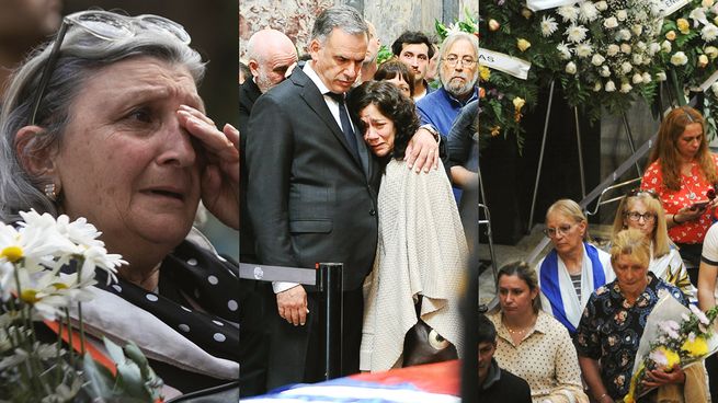 Una multitud se acercó para homenajear al expresidente José Mujica.
