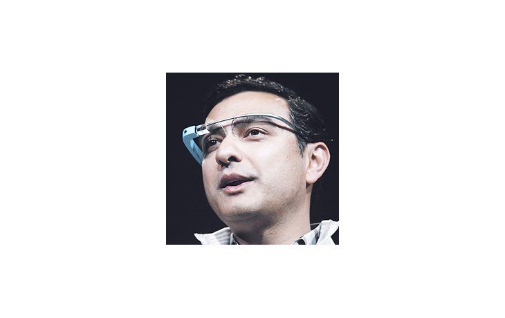Vic Gundotra, ingeniero de Google, lució los anteojos que prevén llegar al público masivo en menos de dos años.