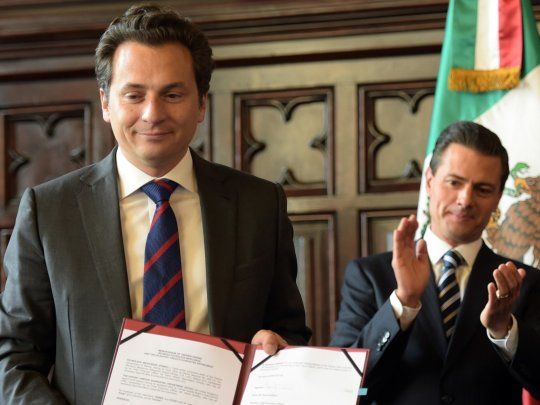 El exdirector de Pemex Emilio Lozoya y el expresidente mexicano Enrique Pe&ntilde;a Nieto.