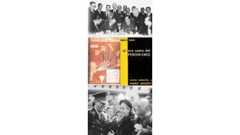 ámbito.com | Arriba: Ya en el «otro Perón», acto en el que firma para que la Californian de EE.UU. explote el petróleo argentino (foto Historia Visual, «Clarín»). / Abajo: El presidente Perón al inicio de su gobierno, en 1946, junto a Eva Perón y cuando era plenamente