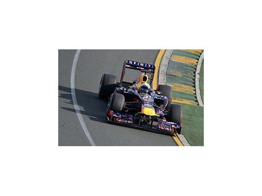Vettel fue el más rápido en Australia.