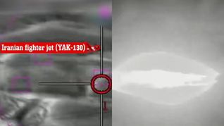 Israel difundió el video del momento en que un caza F-35 derribó un avión militar iraní Yak-130 durante un combate aéreo. Israel difundió el video del momento en que un caza F-35 derribó un avión militar iraní Yak-130 durante un combate aéreo.