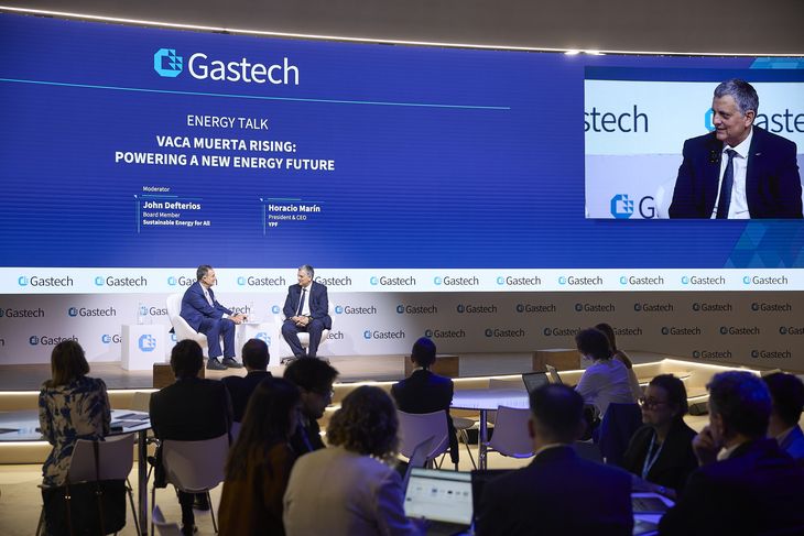 Horacio Marín habló en el Gastech 2025, en Italia. Horacio Marín habló en el Gastech 2025, en Italia.