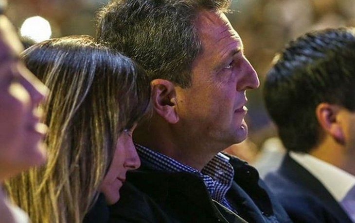 Massa compartió un acto con Malena en Tigre: Abracemos a los que los necesitan.