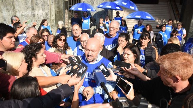 El secretario general de AMSAFE, Rodrigo Alonso.