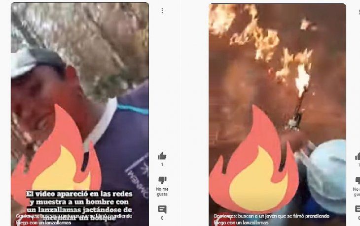 Las imágenes publicadas por El Diario de la República causaron indignación entre los usuarios y piden detener al joven.