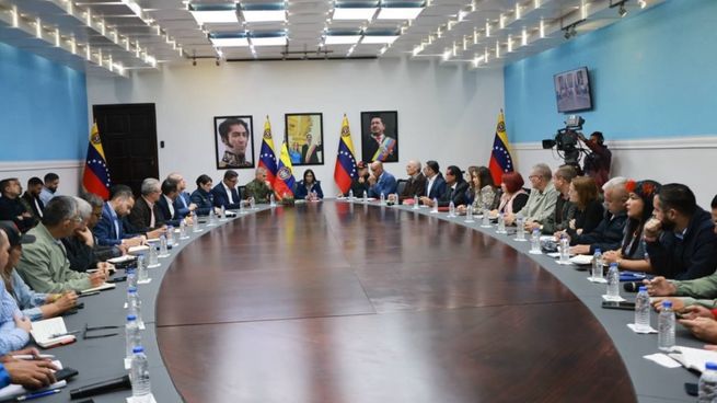 Delcy Rodríguez encabezó su primera reunión de gabinete.