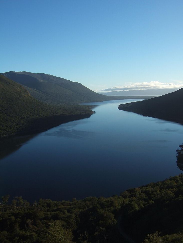 Una de las vistas de la Laguna desde la mítica Ruta Nacional 3. Una de las vistas de la Laguna desde la mítica Ruta Nacional 3.
