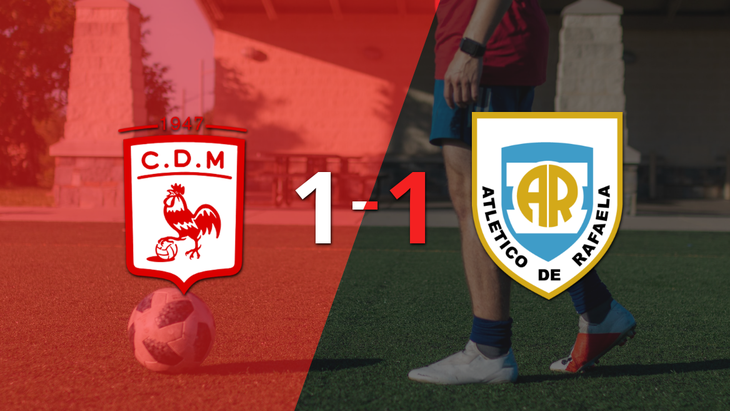 Un autogol de Emanuel Bilbao empató 1-1 el duelo entre Dep. Morón y Atlético Rafaela