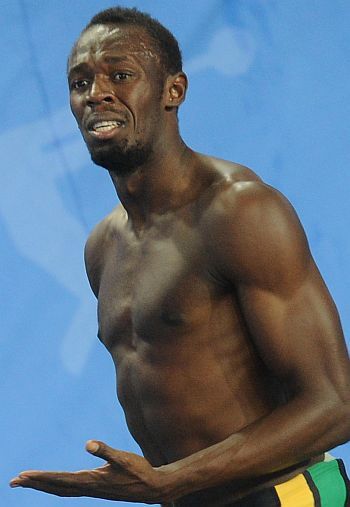El peor momento: Bolt, eliminado en Daegu 2011.