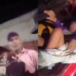 El conductor se mostró sorprendido al encontrar a su pareja en el baúl  El conductor se mostró sorprendido al encontrar a su pareja en el baúl