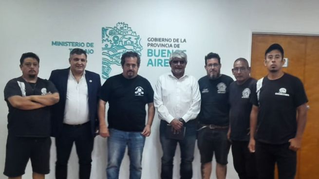 Una delegación del SUTNA se reunió con el ministro de Trabajo bonaerense, Walter Correa.