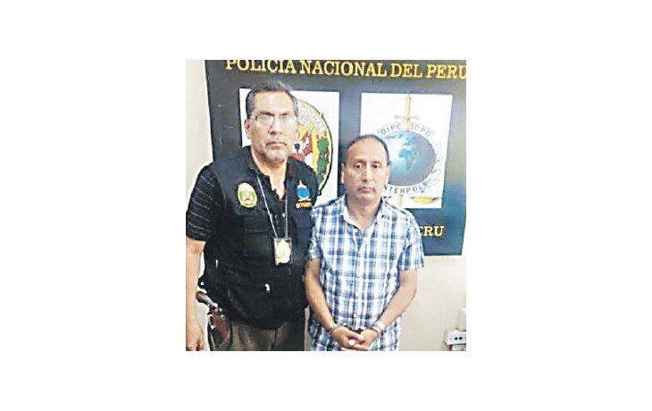 ámbito.com | Sanguinario. A Alionzo Rutiño Ramos Mariños lo detuvieron ayer en Lima por pedido de la Justicia argentina, que reclamará su extradición.
