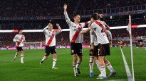 Maximiliano Salas anotó el segundo gol para la victoria de River.
