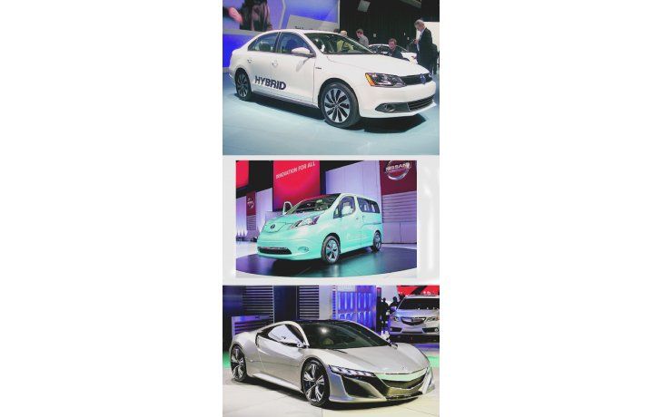 ámbito.com | Volkswagen presentó la versión híbrida del Vento. El multipropósito Nissan e-NV200 es un prototipo eléctrico. Honda, a través de la submarca de lujo Acura, exhibió el NSX Concept, que estuvo entre los más destacados de la muestra.
