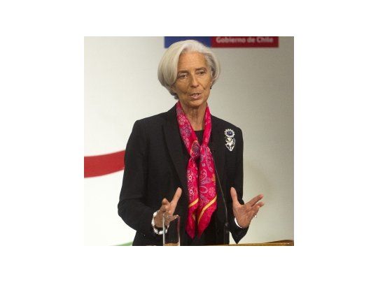 Christine Lagarde en Chile.