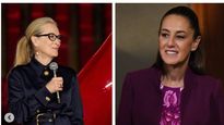 Elogios cruzados entre Meryl Streep y Claudia Sheinbaum.