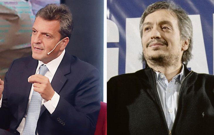 Sergio Massa y Máximo Kirchner