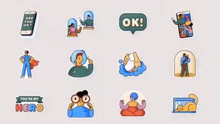 Hay stickers para todos los gustos y tipos de conversaciones.