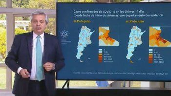 Cuando se impuso el distanciamiento, crecieron los casos, remarcó el mandatario.