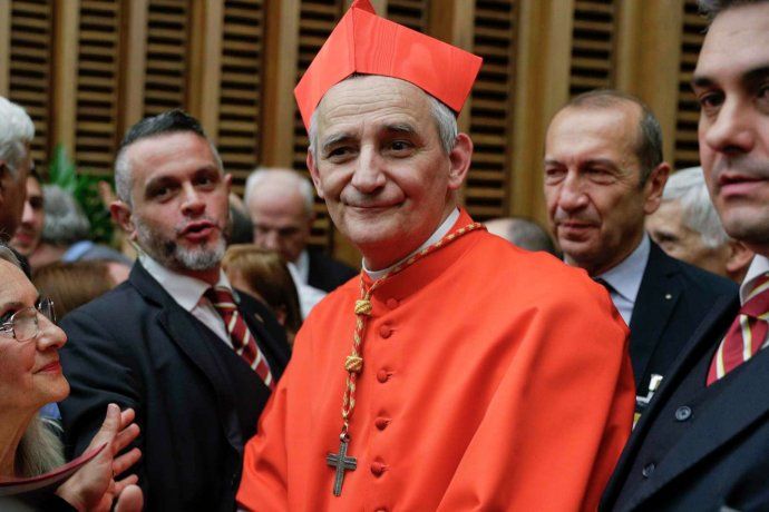 El cardenal Matteo Zuppi