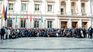 La foto final de la cumbre antiaborto que se llevó a cabo en España. 