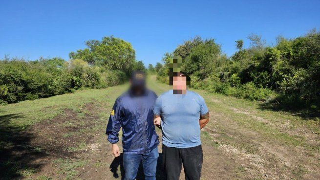 El exrugbier tiene 42 años y estaba escondido en Entre Ríos.
