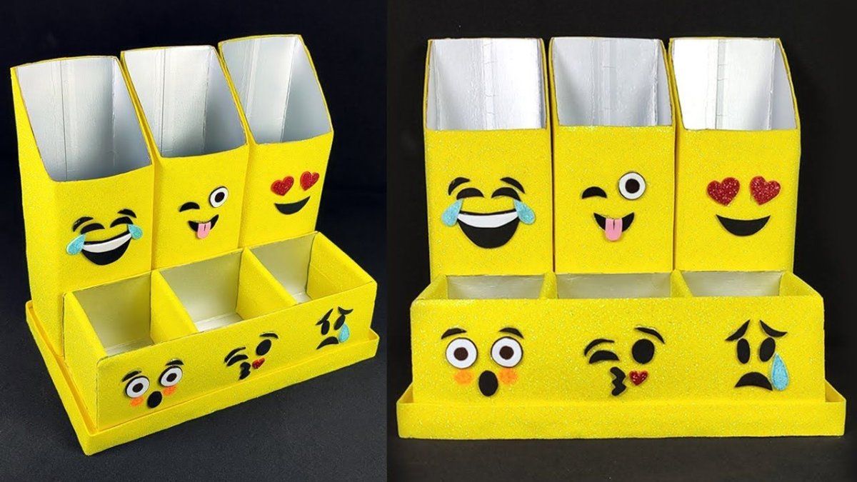The simple trick to recycle milk boxes and transform them into useful home objects