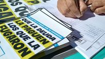 el frente de todos salio a buscar firmas en apoyo al fondo para pagarle al fmi con dolares de la fuga