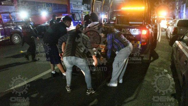 Fuerzas de Guanajuato actuaron en el lugar tras el ataque.