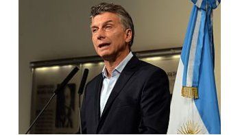 El presidente Mauricio Macri brindó una conferencia de prensa en Casa Rosada.