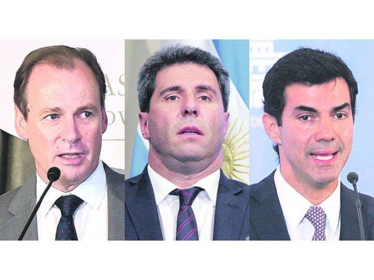 Gustavo Bordet, Sergio Uñac y Juan Manuel Urtubey