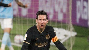 Lionel Messi, el capitán de Barcelona, hizo una gran jugada individual que terminó en gol en contra de Celta.