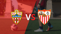 almeria se va al descanso con una victoria parcial