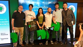 Los ganadores del concurso de Banco Provincia.