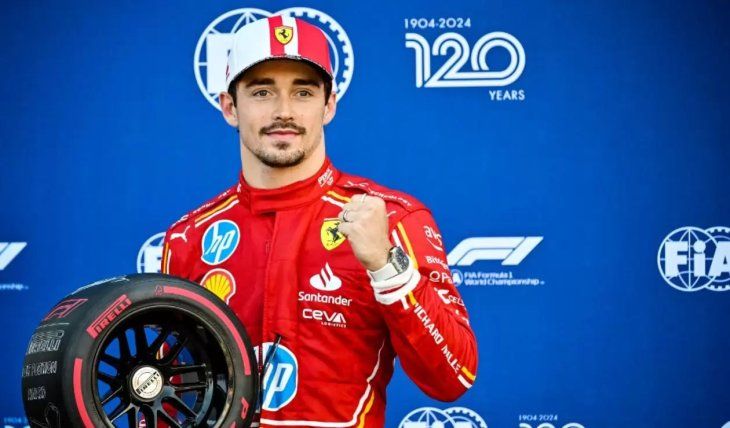 Charles Leclerc festejó en el Gran Premio de Mónaco de la Fórmula 1