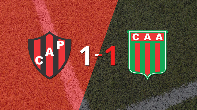 Patronato no pudo en casa ante Agropecuario Argentino y empataron 1-1