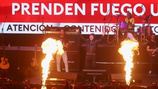 Javier Milei durante su recital en el Movistar Arena. Javier Milei durante su recital en el Movistar Arena.