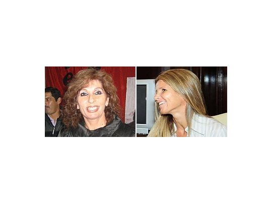 Elsa Alvarez y Cyntia Hotton.