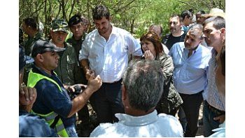 Patricia Bullrich visitó el lugar de la tragedia.