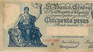 50 Argentine peso bill from 1936 that could be worth up to 150 dollars. 50 Argentine peso bill from 1936 that could be worth up to 150 dollars.