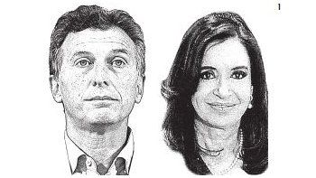 Mauricio Macri y Cristina de Kirchner