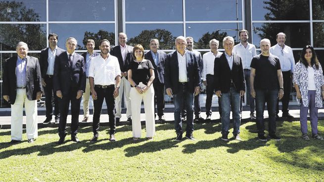 reanudación. La mesa nacional de Juntos por el Cambio volvió a reunirse de manera presencial. Estuvo el expresidente Mauricio Macri