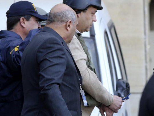 Víctor Manzanares en los tribunales de Comodoro Py.