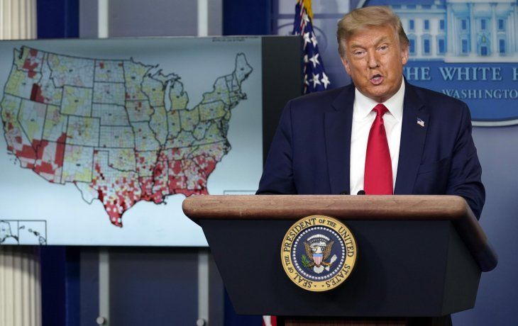 Trump debi&oacute; abandonar su deseo de un ba&ntilde;o de masas en Florida, que relance su campa&ntilde;a.