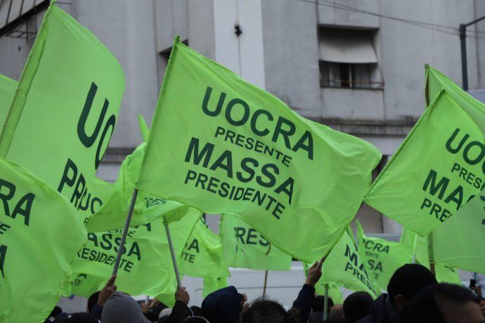 El sindicato de los trabajadores de la construcción respaldó a Sergio Massa.