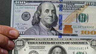 Billetes cara grande y cara chica de 100 dólares estadounidenses son aceptados por los bancos.&nbsp;