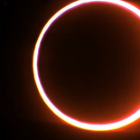 El anillo de fuego se pudo ver desde Ushuaia. El anillo de fuego se pudo ver desde Ushuaia.