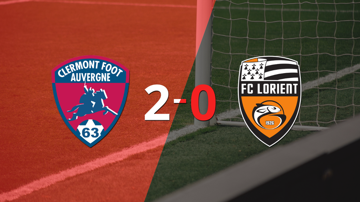 At home, Clermont Foot beat Lorient 2-0